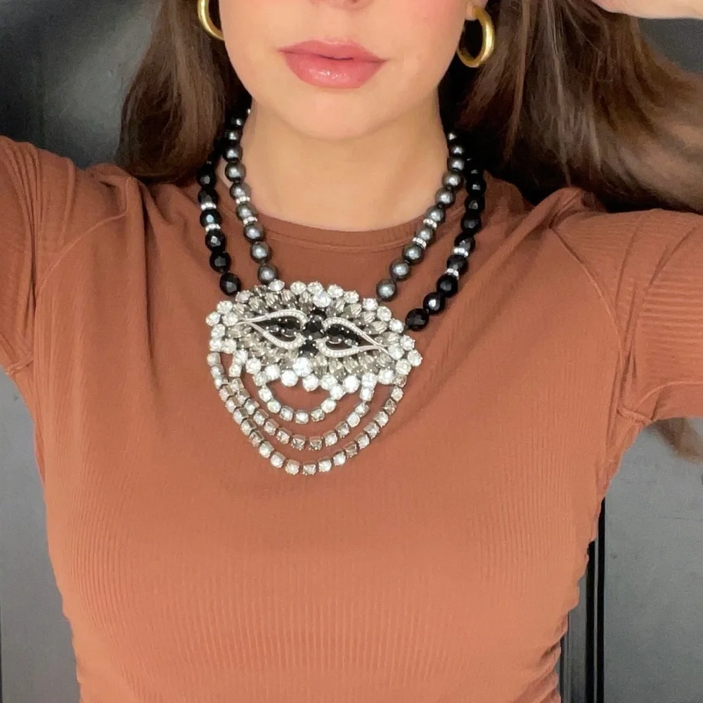 Caribbean costume jewelry necklace